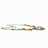 Bubble Metal Glass Bead Necklace