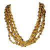 Honeycomb Metl Bead Necklace