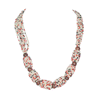 Luminous White Multi Strand Necklace