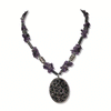 Purple Pendant Necklace