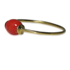 Royale Metal Golden Red Bangle