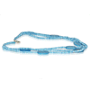 Shades Of Blue Bone Bead Necklace