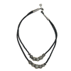 Shades Of Gray  Glass Bead Necklace