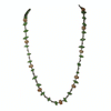 Terranova Green Glass Beads Necklace