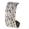 White Beads Bangle