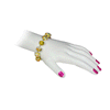 Ceramic Square Yellow Bead Bracelet