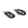 Silver Metal Chain Earring